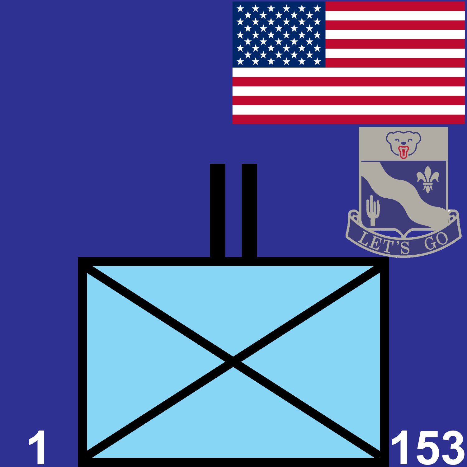 1st Battalion, 153rd Infantry Regiment icon